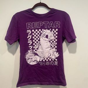 Nickelodeon purple graphic t-shirt